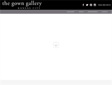 Tablet Screenshot of gowngallery.com